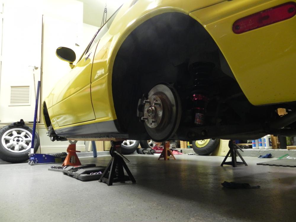 Putting an NA on jack stands? MX5 Miata Forum